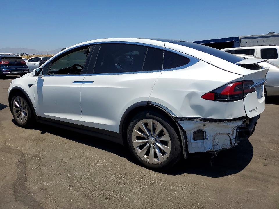 2019 Tesla Model x VIN 5YJXCAE25KF152947 COPART salvage auction — REAR END, Ca - Salvage Certificate, sold $12,900 on 2026-07-22 (photo 2)