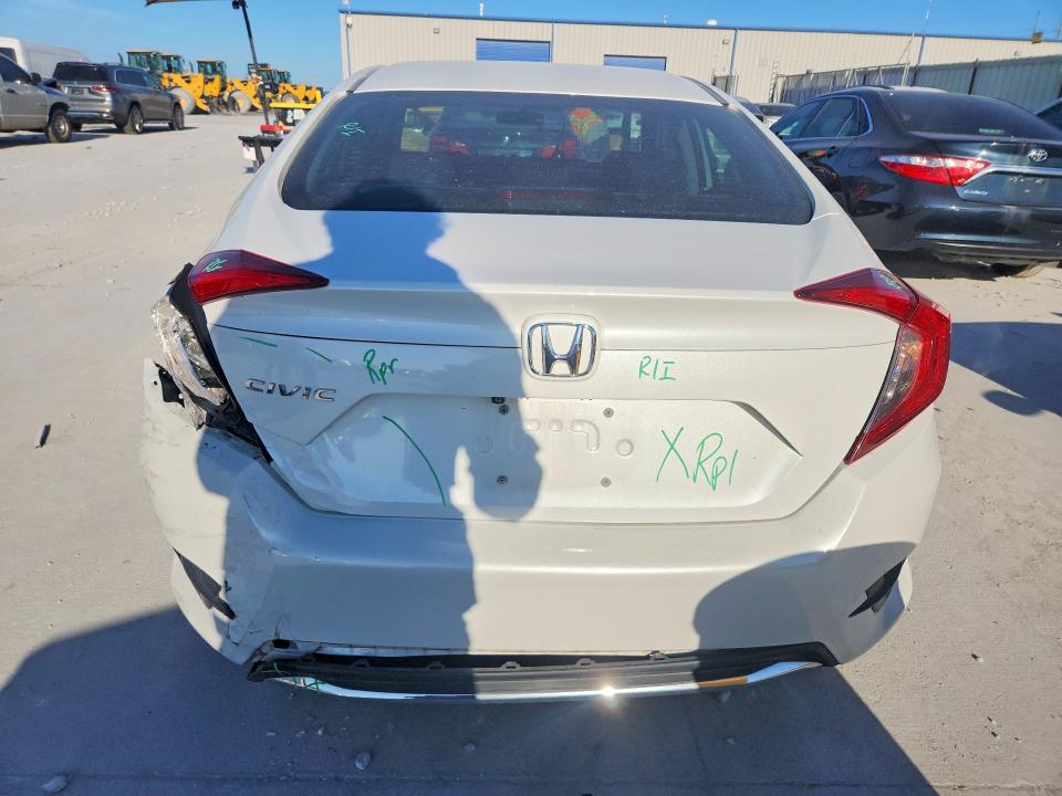 2020 Honda Civic VIN 19XFC2F64LE024158 COPART salvage auction — REAR END, Tx - Salvage Vehicle Title, sold $3,550 on 2026-07-31 (photo 6)