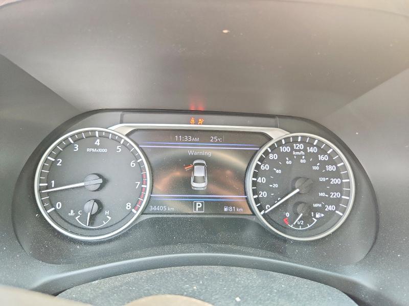 2024 Nissan Sentra VIN 3N1AB8CV0RY309932 COPART salvage auction — FRONT END, On - Permit No Brand - Unfit, sold $7,900 on 2026-08-18 (photo 9)
