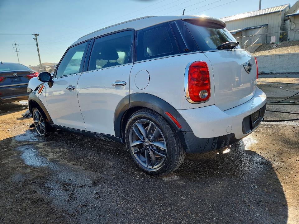 2012 Mini Cooper VIN WMWZB3C50CWM06983 COPART salvage auction — FRONT END, Nm - Cert Of Title-Salvage, sold $625 on 2026-08-20 (photo 2)