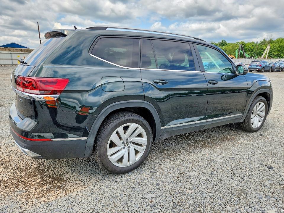 2021 Volkswagen Atlas VIN 1V2BR2CA6MC559103 COPART salvage auction — ROOF, Nj - Cert Of Title-Salvage, sold $7,800 on 2026-08-21 (photo 3)