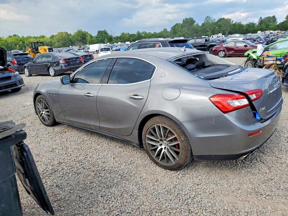2016 Maserati Ghibli VIN ZAM57RTA6G1181115 COPART salvage auction — MECHANICAL, Ct - Certificate Of Title, sold $1,200 on 2026-07-27 (photo 2)