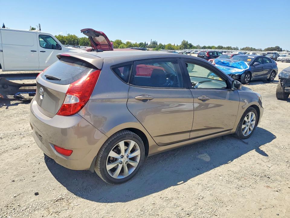 2012 Hyundai Accent VIN KMHCU5AE1CU017665 COPART salvage auction — SIDE, Ca - Salvage Certificate, sold $850 on 2026-07-23 (photo 3)