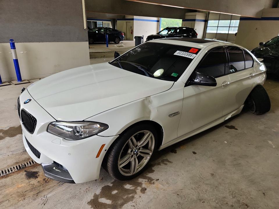 2015 BMW 5 series VIN WBAKP9C51FD693823 COPART salvage auction — ALL OVER, VA - CERT OF TITLE - SALVAGE, sold $1,100 on 2026-07-24 (photo 1)