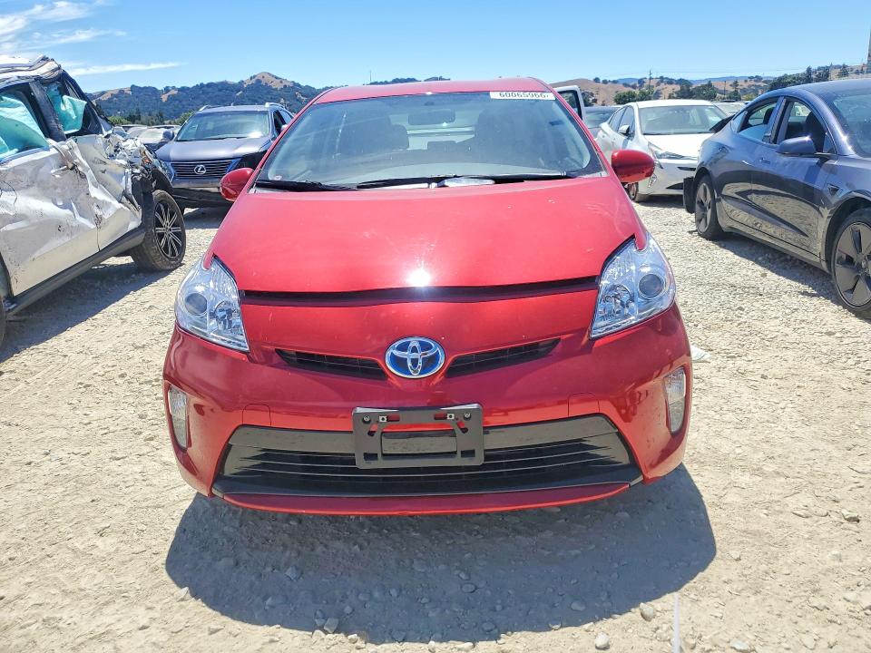 2015 Toyota Prius VIN JTDKN3DU2F0464845 COPART salvage auction — REAR END, Ca - Salvage Certificate, sold $4,500 on 2026-07-16 (photo 5)