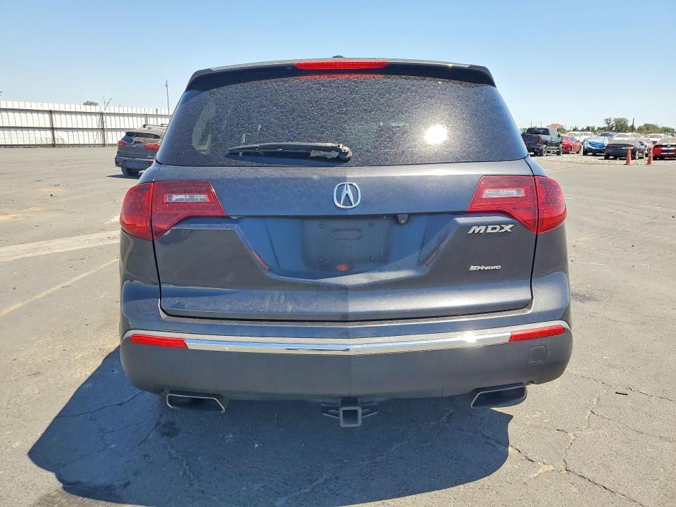 2013 Acura Mdx VIN 2HNYD2H3XDH521773 COPART salvage auction — FRONT END, Ca - Salvage Certificate, sold $550 on 2026-07-23 (photo 6)