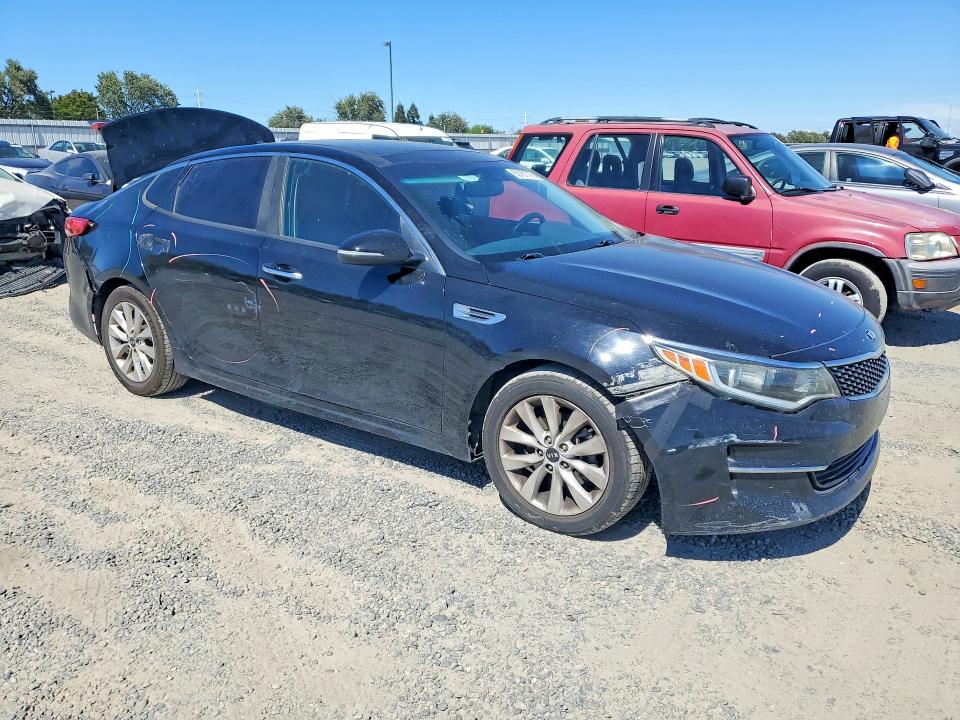 2016 Kia Optima VIN 5XXGU4L30GG033623 COPART salvage auction — REAR END, CA - SALVAGE CERTIFICATE, sold $1,250 on 2026-07-28 (photo 4)