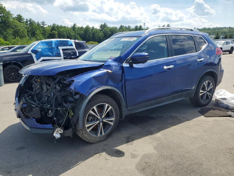 2020 Nissan Rogue VIN JN8AT2MV4LW111590 COPART salvage auction — FRONT END, Me - Certificate Of Title, sold $1,600 on 2026-07-17 (photo 1)