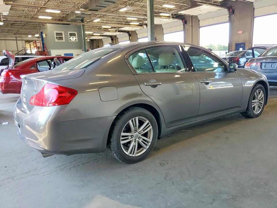 2010 Infiniti G37 VIN JN1CV6AR0AM458309 COPART salvage auction — MINOR DENT/SCRATCHES, Mn - Certificate Of Title, sold $675 on 2026-07-21 (photo 3)