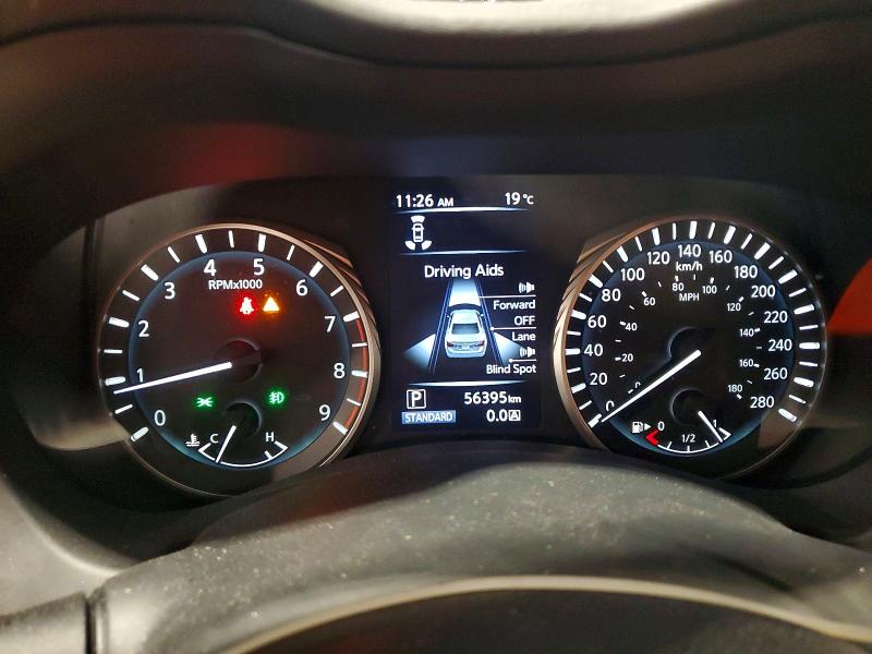 2023 Infiniti Q50 VIN JN1EV7CR9PM542956 COPART salvage auction — FRONT END, NS - CERT OF REGISTRATION, sold $275 on 2026-07-23 (photo 9)