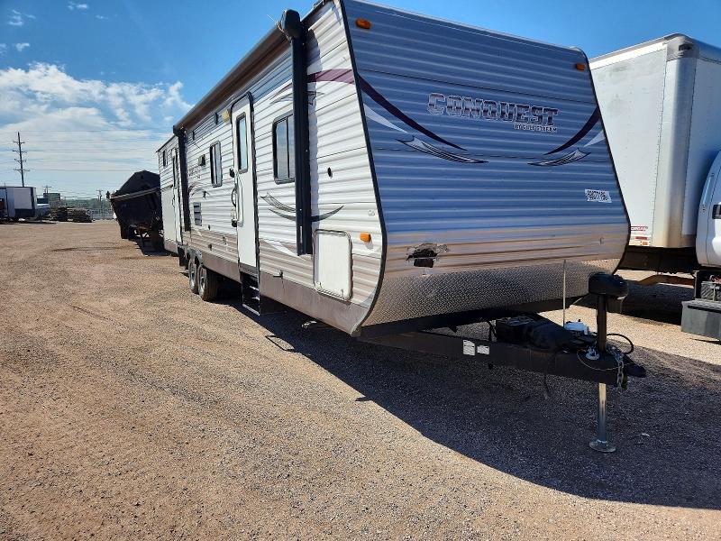 2014 Gulf stream Conquest VIN 1NL1GTR23E1115077 COPART salvage auction — HAIL, MI - CERTIFICATE OF TITLE, sold $6,000 on 2026-09-15 (photo 1)