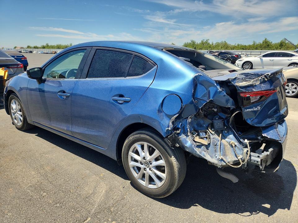 2017 Mazda 3 VIN 3MZBN1U79HM155336 COPART salvage auction — REAR END, Ca - Salvage Certificate, sold $1,700 on 2026-08-03 (photo 2)