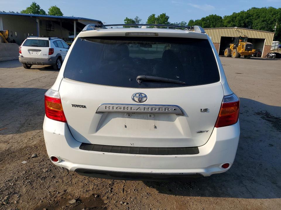 2009 Toyota Highlander VIN JTEES42A292149018 COPART salvage auction — FRONT END, Ny - Certificate Of Title, sold $2,550 on 2026-07-07 (photo 6)