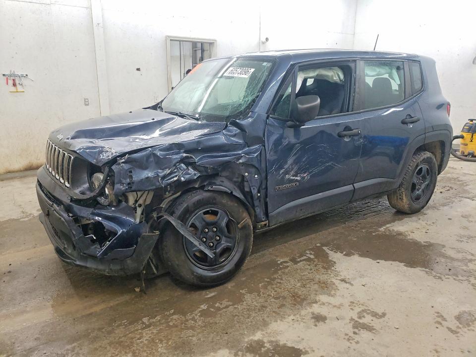 2021 Jeep Renegade VIN ZACNJDAB9MPM38815 COPART salvage auction — FRONT END, Tn - Salvage Certificate, sold $600 on 2026-08-19 (photo 1)