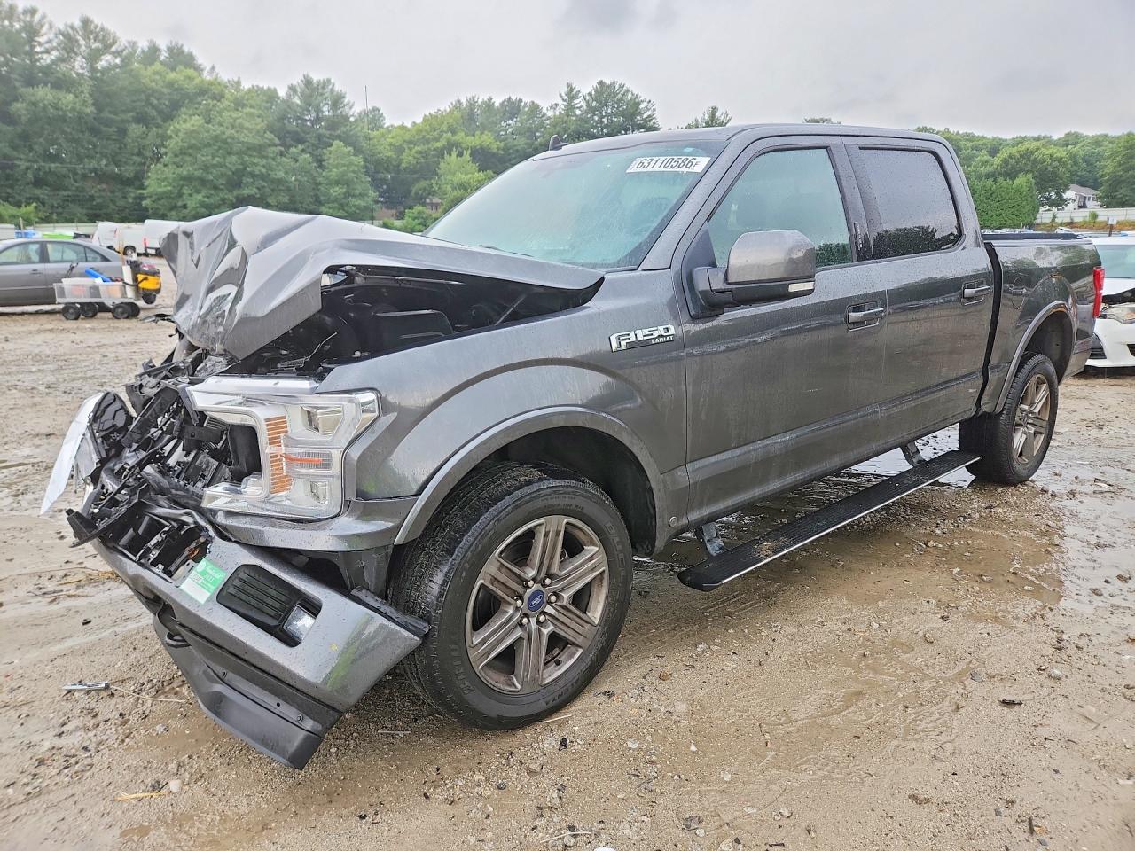 2020 Ford F-150 Lightning VIN 1FTEW1E4XLFB59549 — COPART salvage auction photo
