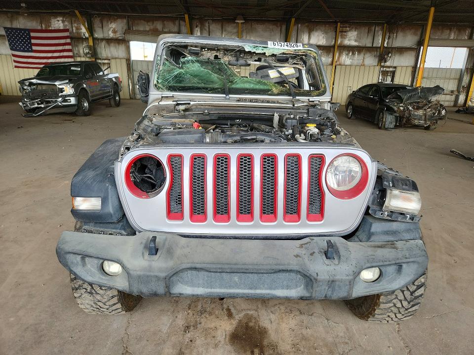 2018 Jeep Wrangler / VIN 1C4HJXDN6JW142415 COPART salvage auction — FRONT END, AZ - CERTIFICATE OF TITLE, sold $7,400 on 2026-07-29 (photo 5)