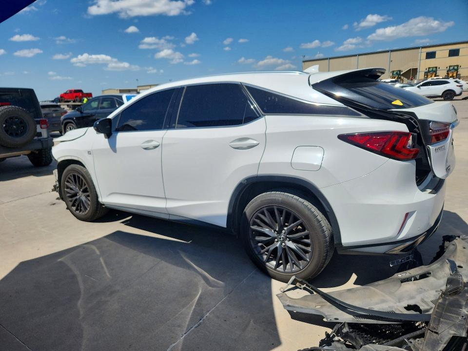 2019 Lexus Rx VIN 2T2BZMCA0KC182572 COPART salvage auction — FRONT END, Tx - Salvage Vehicle Title, sold $11,100 on 2026-07-31 (photo 2)