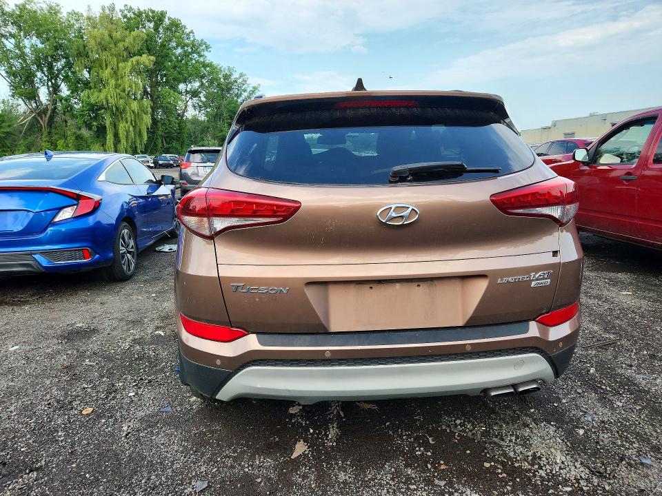 2017 Hyundai Tucson VIN KM8J3CA23HU297102 COPART salvage auction — MECHANICAL, Ct - Certificate Of Title, sold $1,350 on 2026-07-14 (photo 6)
