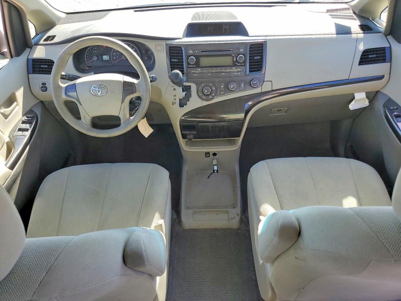 2014 Toyota Sienna VIN 5TDZK3DC5ES446608 COPART salvage auction — REAR END, CA - SALVAGE CERTIFICATE, sold $2,850 on 2026-07-28 (photo 8)