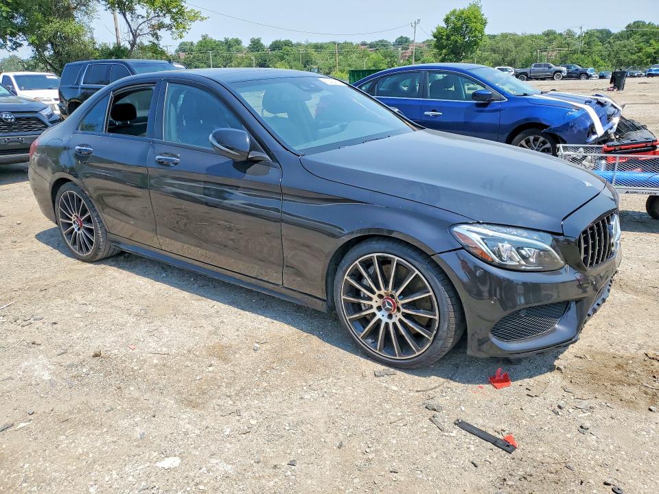2017 Mercedes-benz C-klasse amg VIN 55SWF6EB9HU198109 COPART salvage auction — FRONT END, Md - Certificate Of Title (P), sold $14,600 on 2026-07-28 (photo 4)