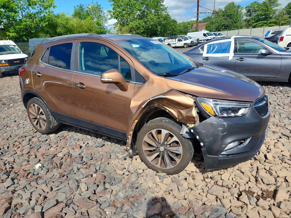 2017 Buick Encore VIN KL4CJCSBXHB162559 COPART salvage auction — FRONT END, PA - CERTIFICATE OF SALVAGE, sold $1,500 on 2026-07-27 (photo 4)