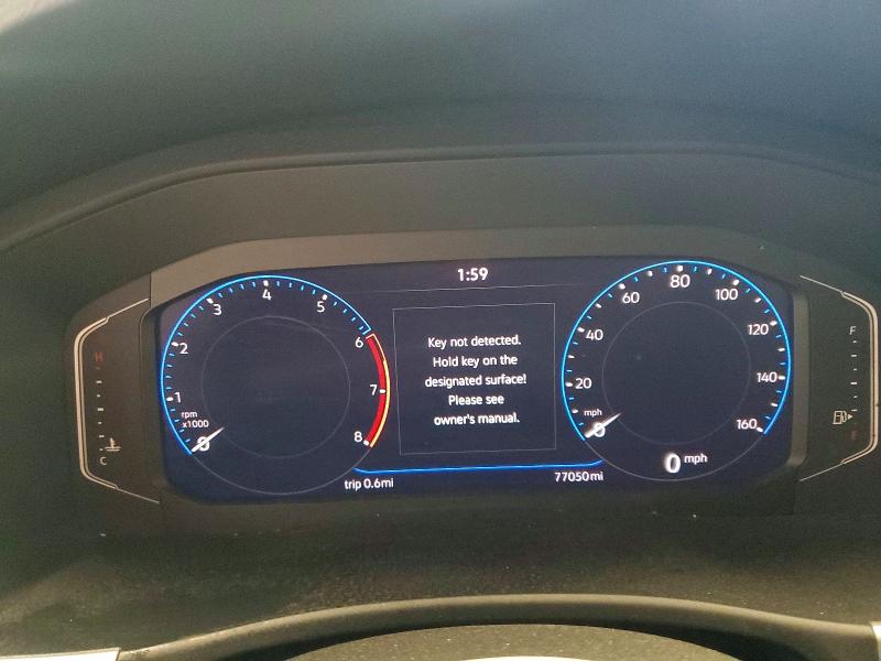 2021 Volkswagen Atlas VIN 1V2BC2CA9MC225455 COPART salvage auction — FRONT END, Wv - Dealer Only Clean Title (P), sold $8,900 on 2026-07-29 (photo 9)