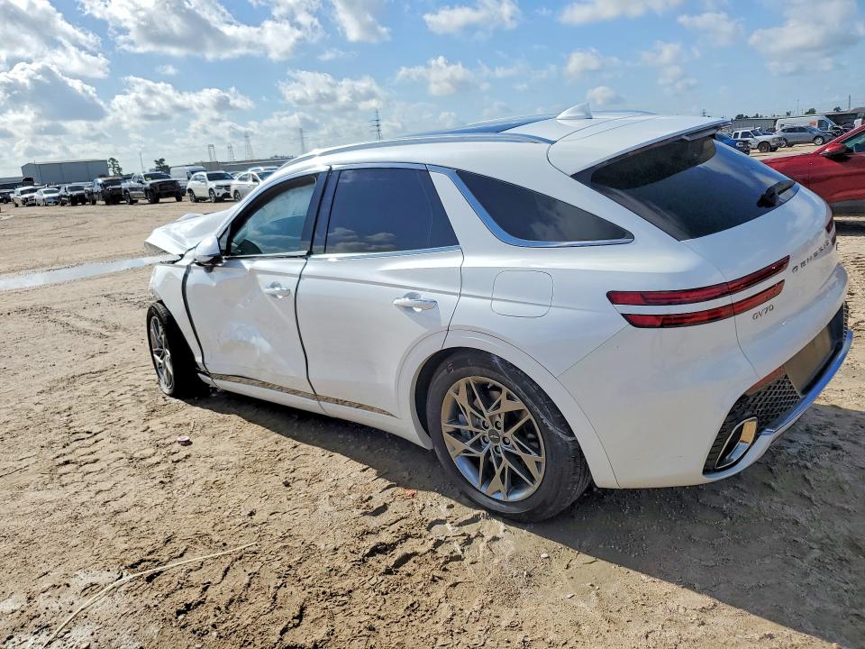 2025 Genesis Gv70 VIN KMUMADTB4SU181793 COPART salvage auction — FRONT END, TX - SALVAGE VEHICLE TITLE (P), sold $8,000 on 2026-07-31 (photo 2)
