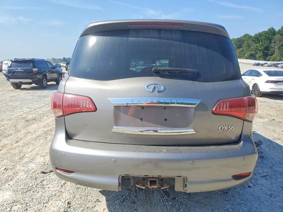 2013 Infiniti Qx56 VIN JN8AZ2NE7D9060941 COPART salvage auction — MINOR DENT/SCRATCHES, Ga - Certificate Of Title, sold $1,000 on 2026-07-15 (photo 6)