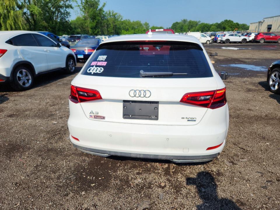 2016 Audi A3 e-tron VIN WAUVPBFF6GA130732 COPART salvage auction — FRONT END, Ct - Cert Of Title-Salvage, sold $3,300 on 2026-07-07 (photo 6)
