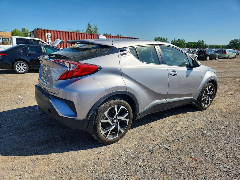 2019 Toyota C-hr VIN JTNKHMBX6K1038845 COPART salvage auction — REAR END, On - Permit Irrepairable, sold $4,050 on 2026-07-28 (photo 3)