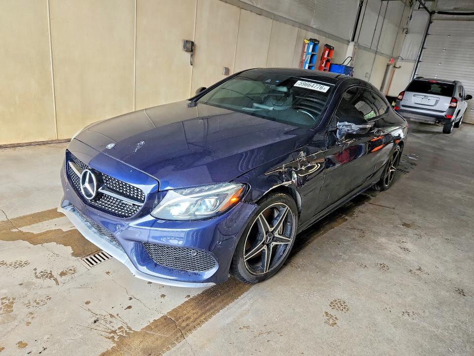 2017 Mercedes-benz C-klasse amg VIN WDDWJ6EB0HF502798 — COPART salvage auction photo