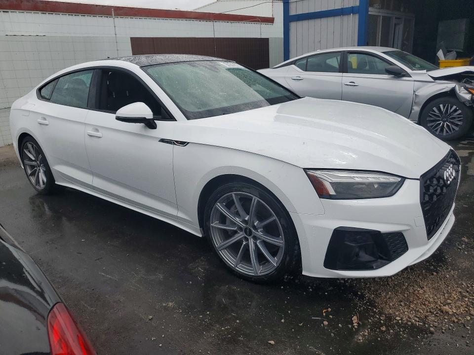 2025 Audi A5 VIN WAUDACF55SA006423 COPART salvage auction — FRONT END, Ca - Certificate Of Title, sold $11,700 on 2026-07-27 (photo 4)