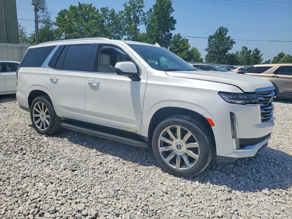 2024 Cadillac Escalade VIN 1GYS4DKL6RR282708 COPART salvage auction — SIDE, Mi - Cert Of Title-Salvage Vehicle, sold $18,300 on 2026-07-30 (photo 4)