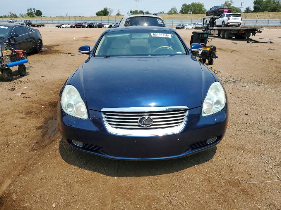 2002 Lexus Sc VIN JTHFN48Y420023831 COPART salvage auction — HAIL, Co - Certificate Of Title, sold $7,800 on 2026-08-19 (photo 5)