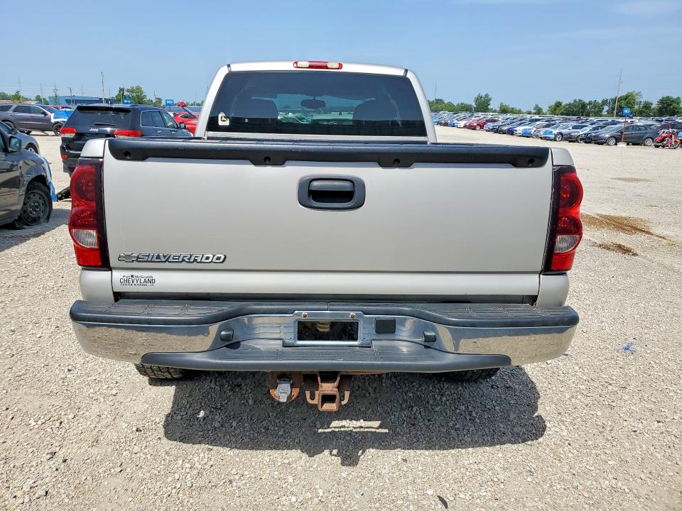 2006 Chevrolet Silverado VIN 1GCEK19B16Z177073 COPART salvage auction — HAIL, Ia - Cert Of Title-Salvage Title, sold $80 on 2026-07-29 (photo 6)