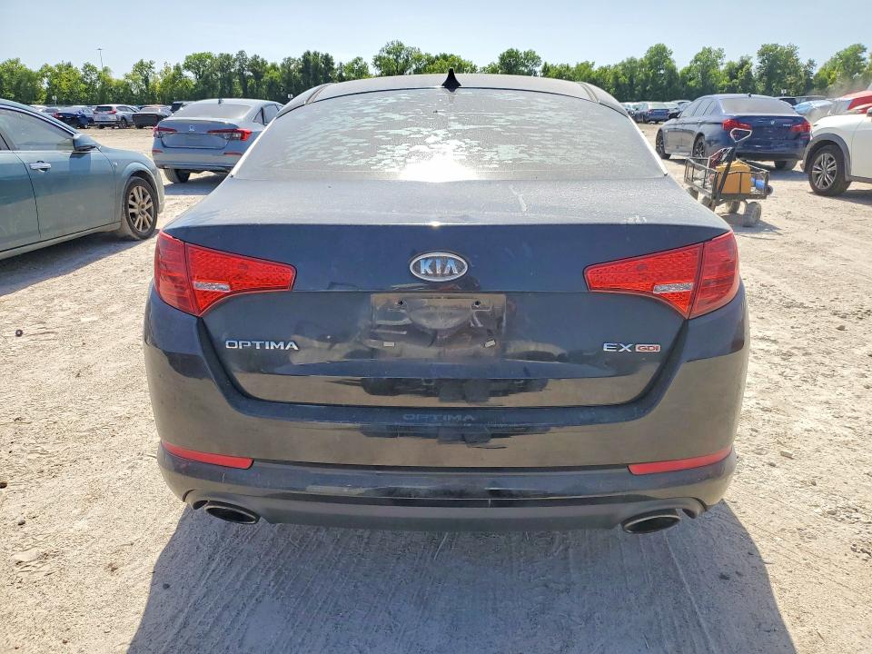 2012 Kia Optima VIN 5XXGN4A75CG075511 COPART salvage auction — FRONT END, Tx - Salvage Vehicle Title, sold $750 on 2026-07-31 (photo 6)