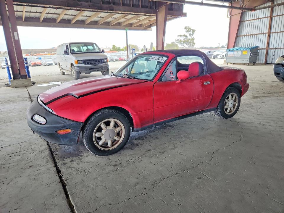1992 Mazda Mx-5 miata VIN JM1NA3516N1304179 COPART salvage auction — VANDALISM, CA - SALVAGE CERTIFICATE, sold $300 on 2026-07-23 (photo 1)