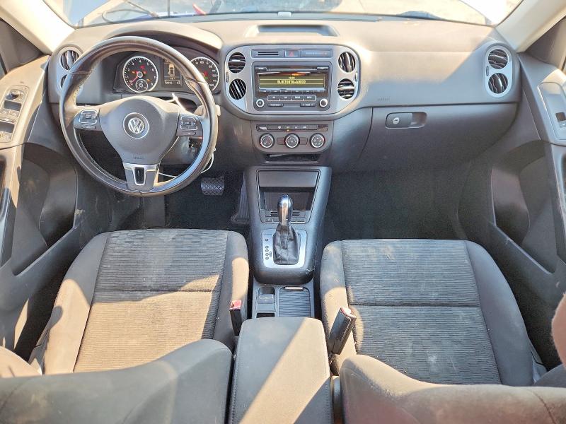 2013 Volkswagen Tiguan VIN WVGBV7AX9DW551136 COPART salvage auction — FRONT END, Co - Public - Salvage Title, sold $1,100 on 2026-07-08 (photo 8)