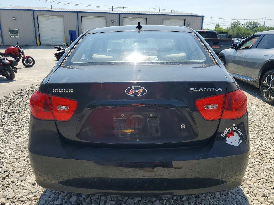 2009 Hyundai Elantra VIN KMHDU46D59U806151 COPART salvage auction — FRONT END, Ma - Certificate Of Title, sold $375 on 2026-07-23 (photo 6)