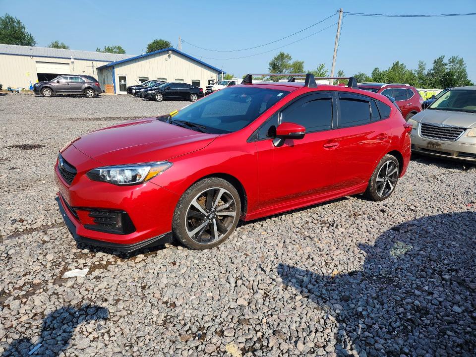 2022 Subaru Impreza VIN 4S3GTAJ62N1702854 — COPART salvage auction photo