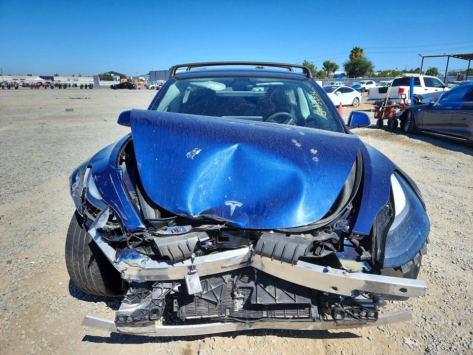 2021 Tesla Model 3 VIN 5YJ3E1EA4MF940170 COPART salvage auction — FRONT END, Ca - Salvage Certificate, sold $125 on 2026-07-21 (photo 5)