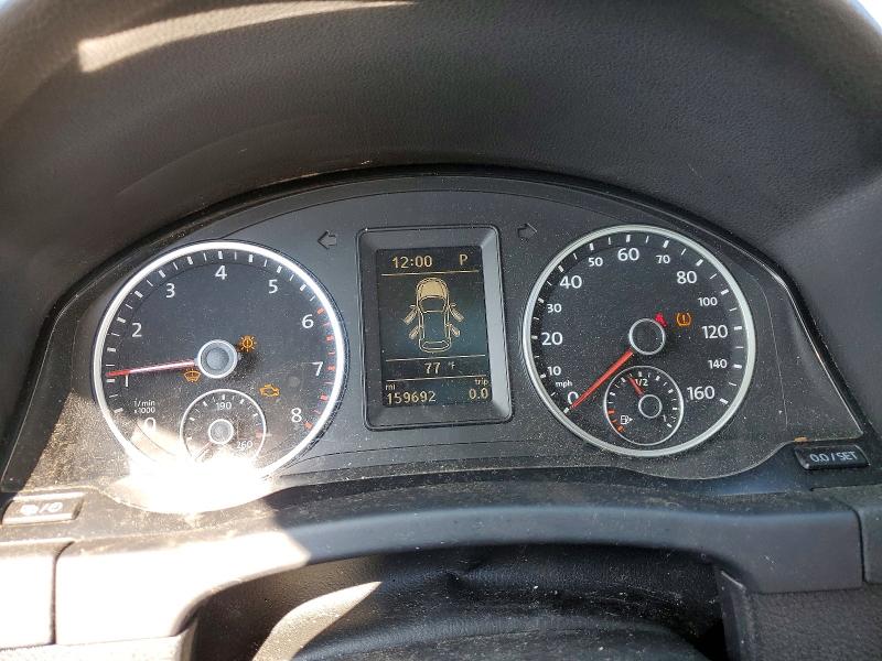 2013 Volkswagen Tiguan VIN WVGBV3AX7DW614386 COPART salvage auction — MECHANICAL, Ct - Certificate Of Title, sold $475 on 2026-08-07 (photo 9)