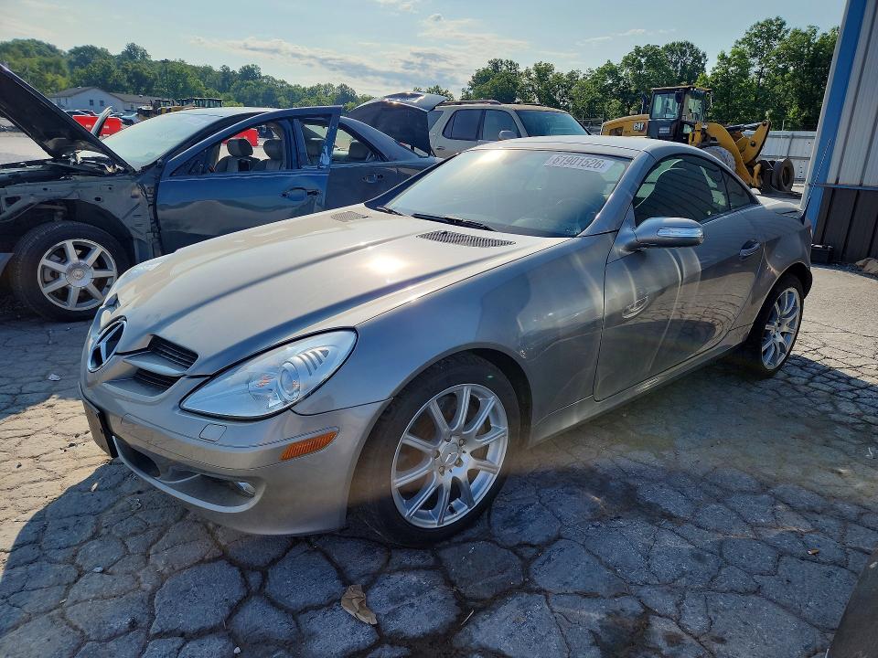 2006 Mercedes-benz Slk-class VIN WDBWK56F16F086677 COPART salvage auction — FRONT END, Pa - Certificate Of Salvage, sold $2,450 on 2026-08-03 (photo 1)