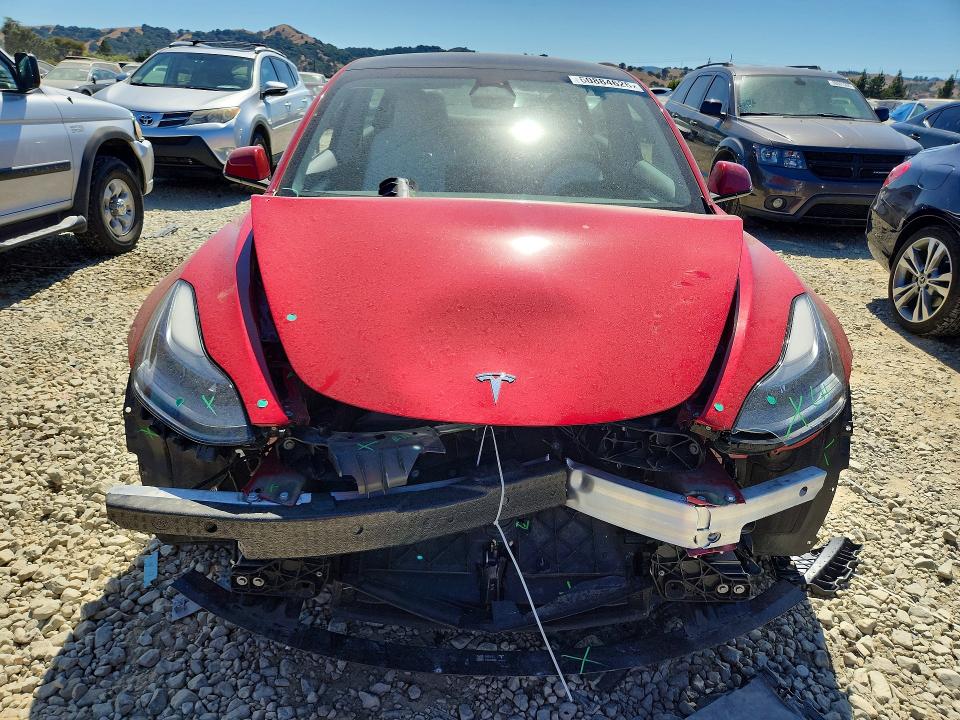 2023 Tesla Model 3 VIN 5YJ3E1EA4PF621064 COPART salvage auction — ROOF, CA - SALVAGE CERTIFICATE, sold $80 on 2026-07-28 (photo 5)