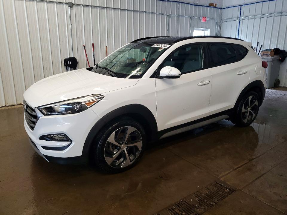2018 Hyundai Tucson VIN KM8J3CA24JU637976 COPART salvage auction — REAR END, Pa - Cert Of Title, sold $2,900 on 2026-07-29 (photo 1)