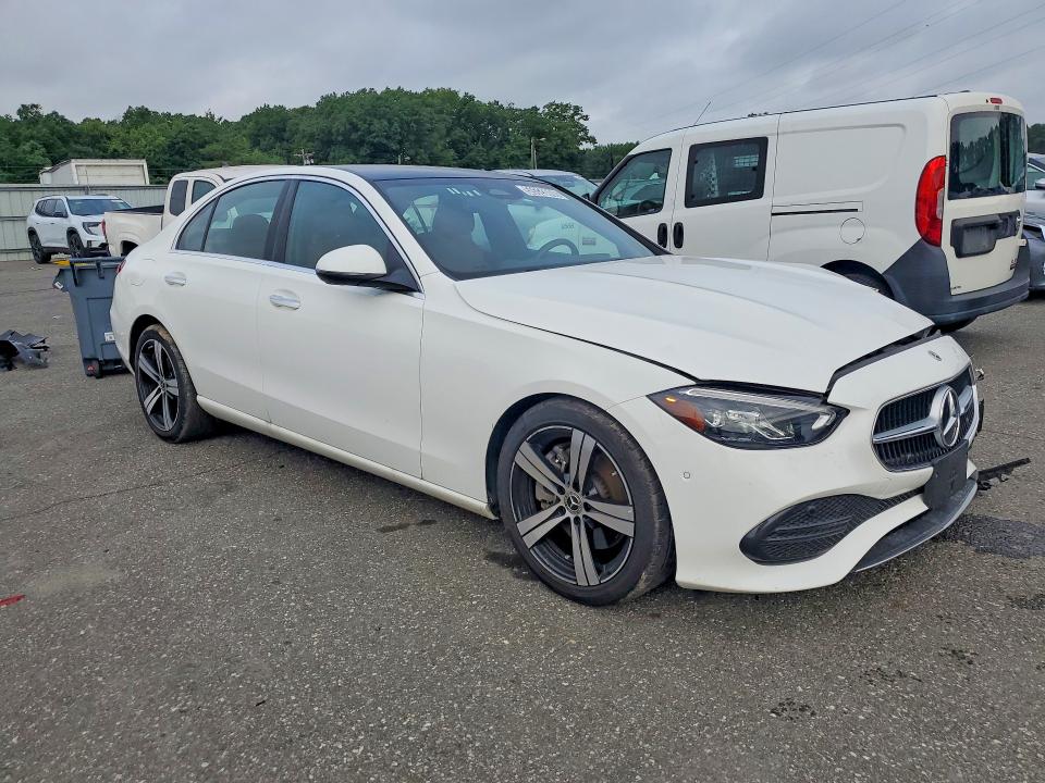 2025 Mercedes-benz C class VIN W1KAF4HB0SR255509 COPART salvage auction — FRONT END, FL - CERTIFICATE OF TITLE, sold $9,500 on 2026-07-27 (photo 4)
