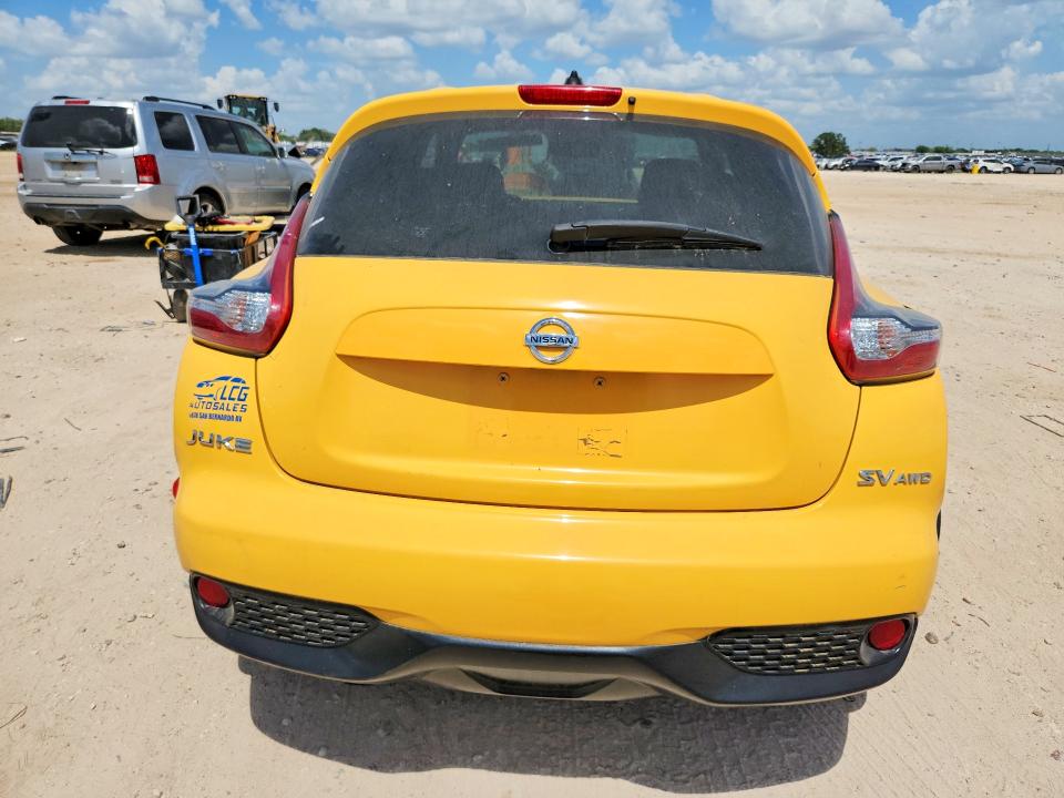 2015 Nissan Juke VIN JN8AF5MV5FT564552 COPART salvage auction — FRONT END, Tx - Certificate Of Title (P), sold $900 on 2026-07-09 (photo 6)