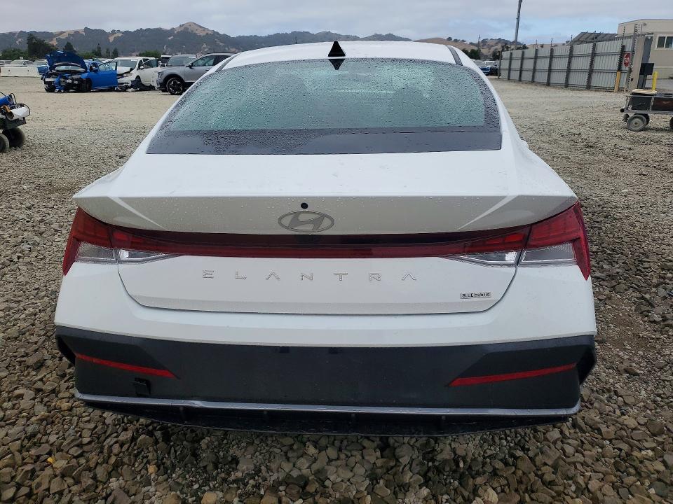 2026 Hyundai Elantra VIN KMHLM4DJ9TU205787 COPART salvage auction — FRONT END, CA - SALVAGE CERTIFICATE, sold $3,100 on 2026-07-23 (photo 6)