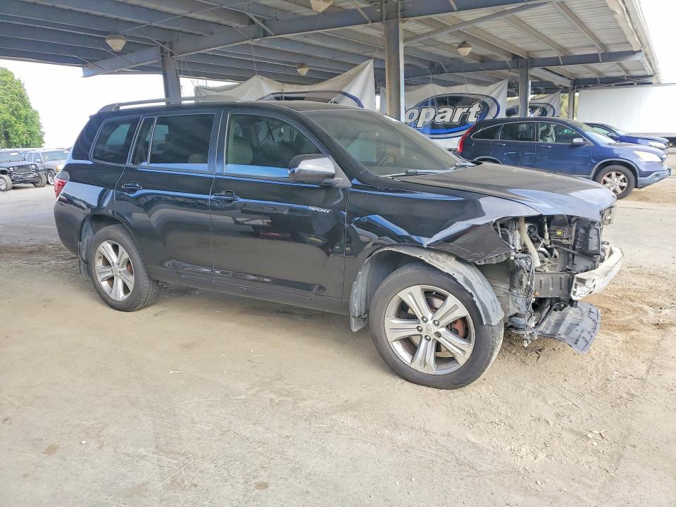 2008 Toyota Highlander VIN JTEES43A282099766 COPART salvage auction — FRONT END, CA - SALVAGE CERTIFICATE, sold $1,400 on 2026-07-14 (photo 4)