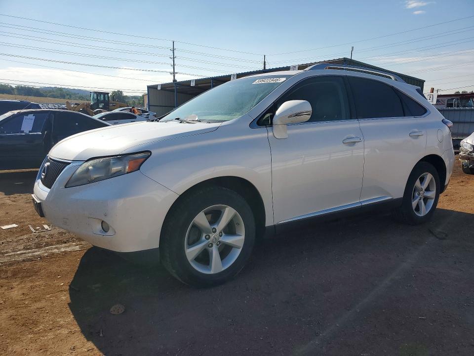 2012 Lexus Rx VIN 2T2BK1BAXCC131330 COPART salvage auction — MINOR DENT/SCRATCHES, CO - EXPORT ONLY, sold $4,400 on 2026-07-30 (photo 1)